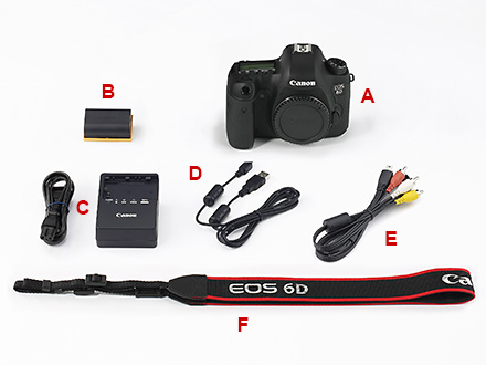 EOS 6D机身附件图