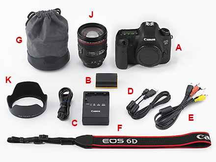EOS 6D套机附件图(EF 24-70mm f/4L IS USM)
