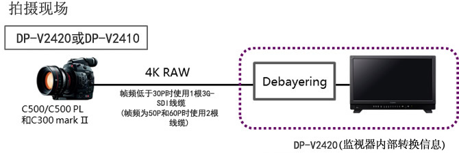 4K RAW格式画面debayering