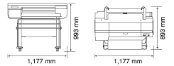 iPF6100外形尺寸图