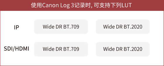 支持下列LUT