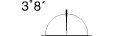 3°8'