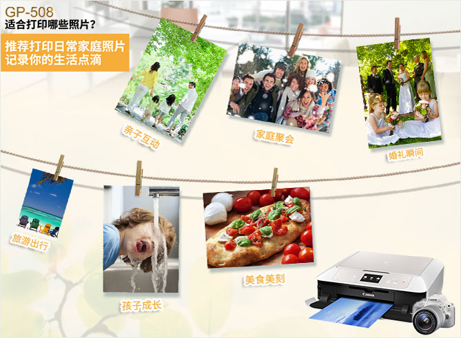 GP-508照片纸适用范围
