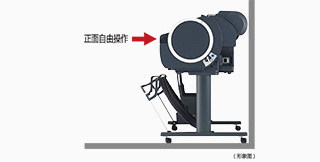 正面自由操作，方便省空间